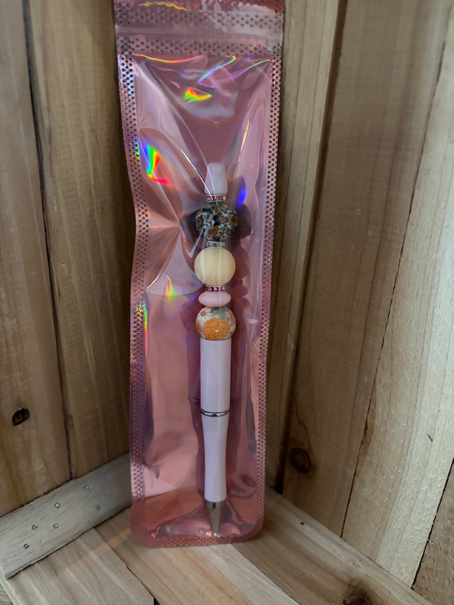 Pen bloemen roze