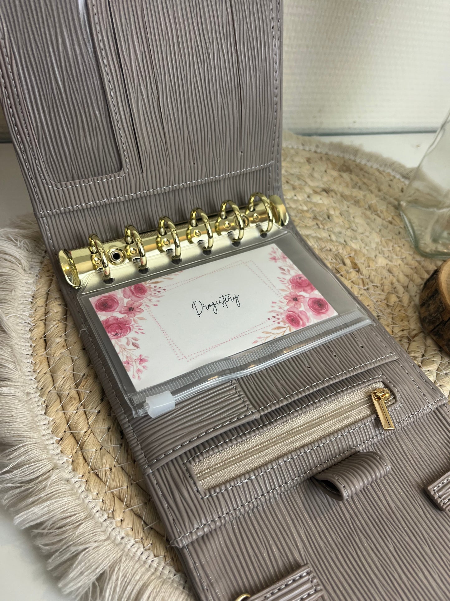 A7 envelop binder taupe