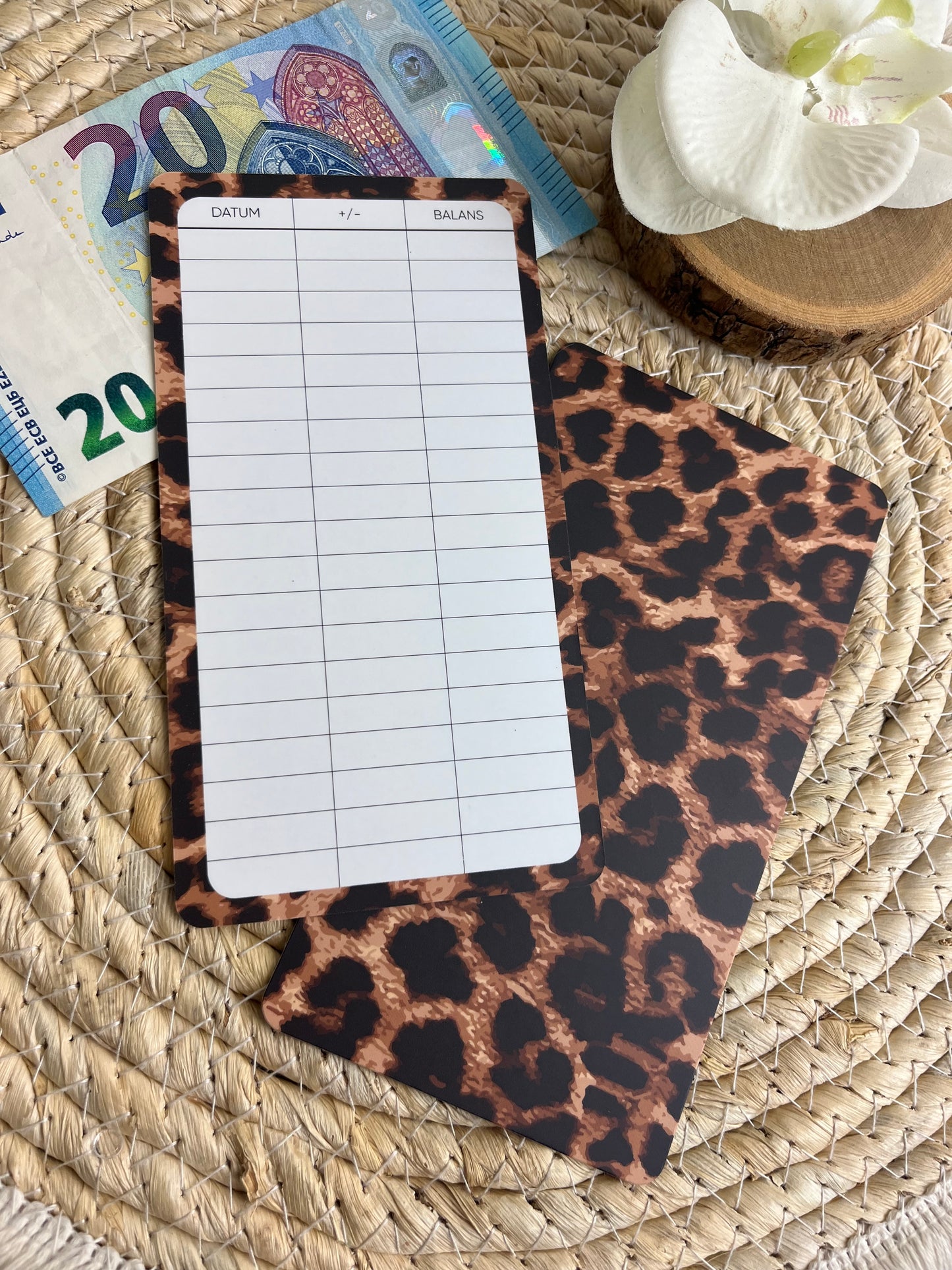 Budget sheet A6 panter