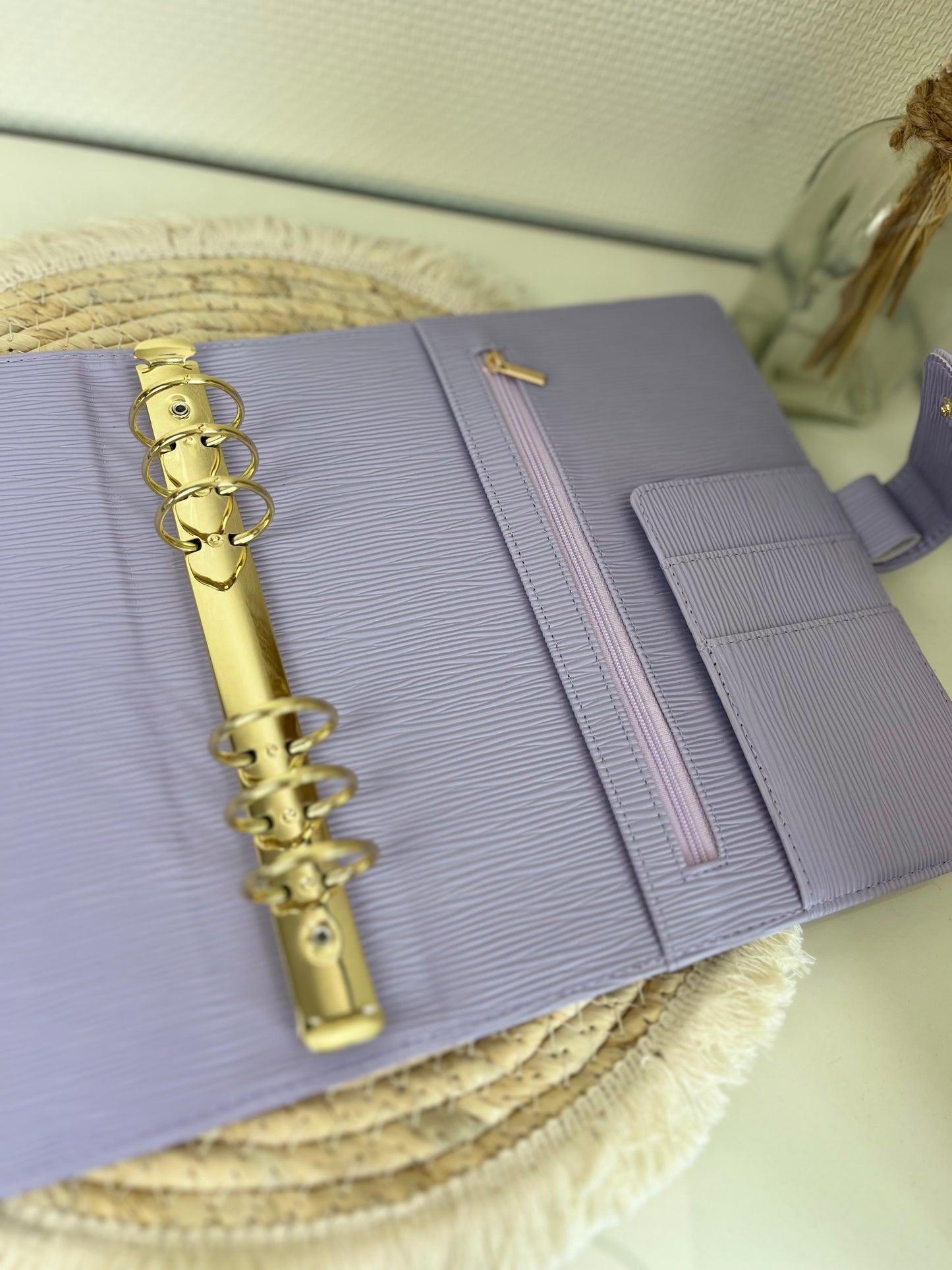 Luxe A5 binder Lila