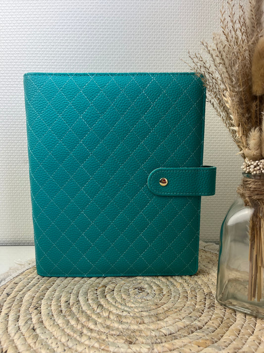 Luxe pebble binder A5 Turquoise