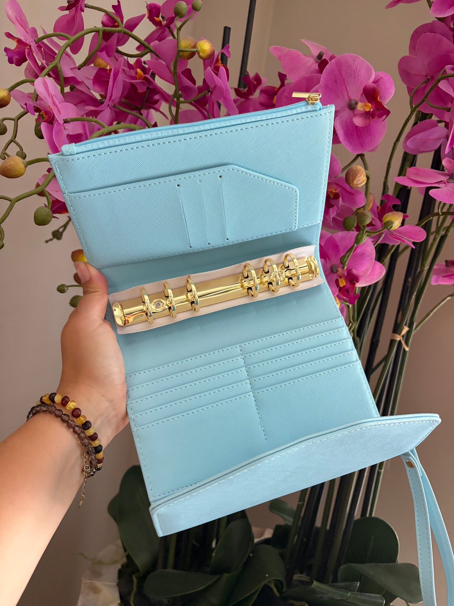 Binder A6 Sunny aqua