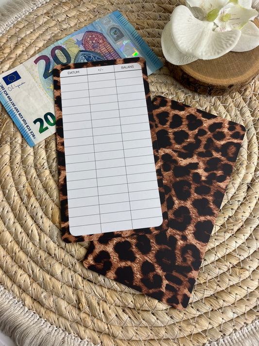 Budget sheet A6 panter