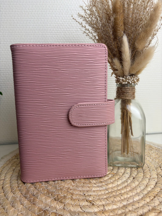 Saffiano binder a6 roze