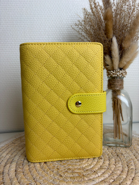 Luxe pebble binder yellow a6
