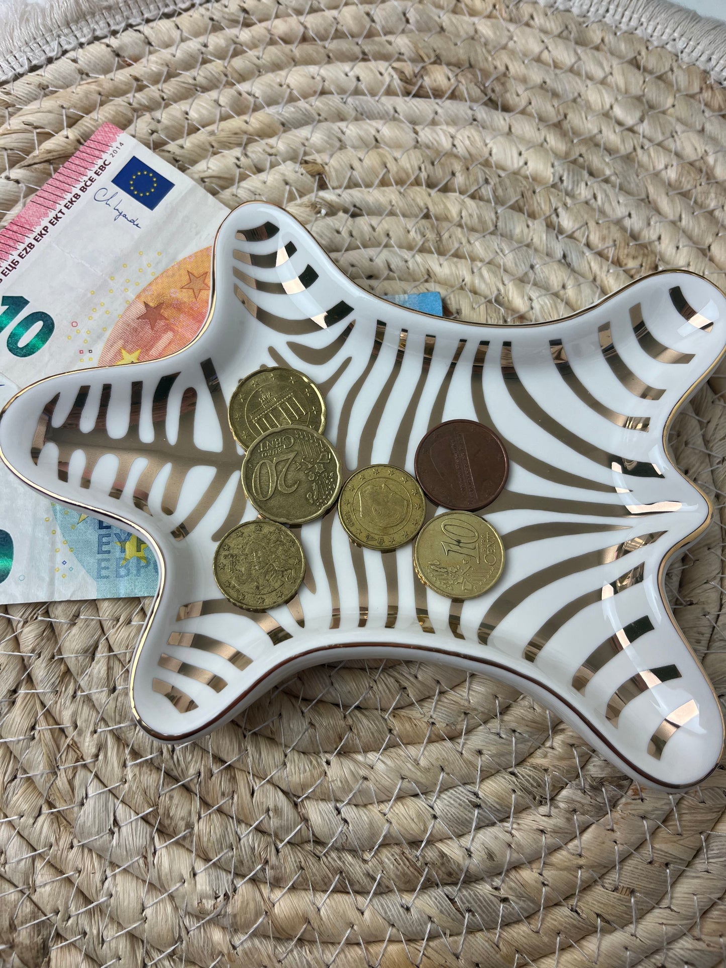Geld schaaltje zebra