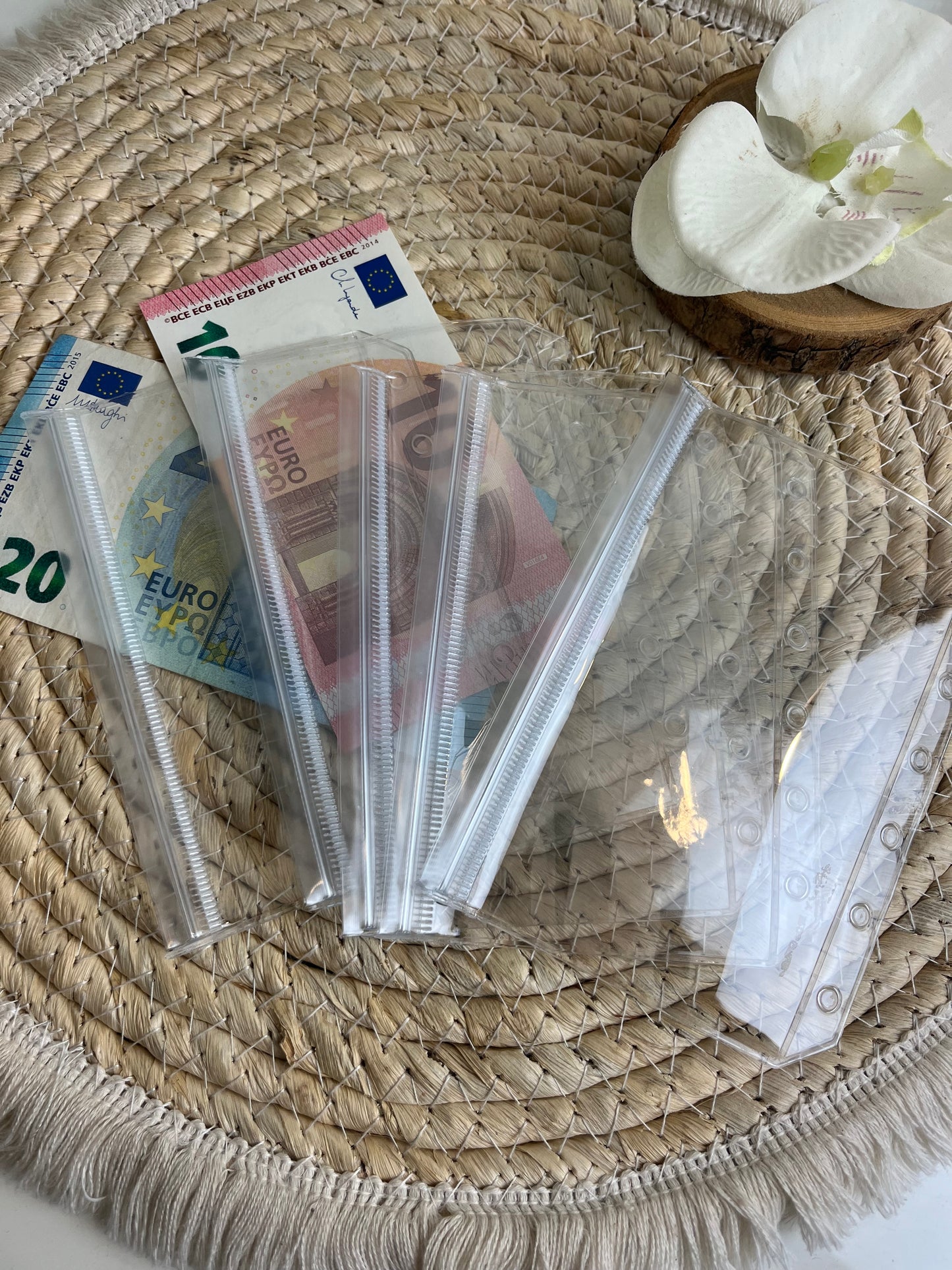 A7 zippers met druk sluiting