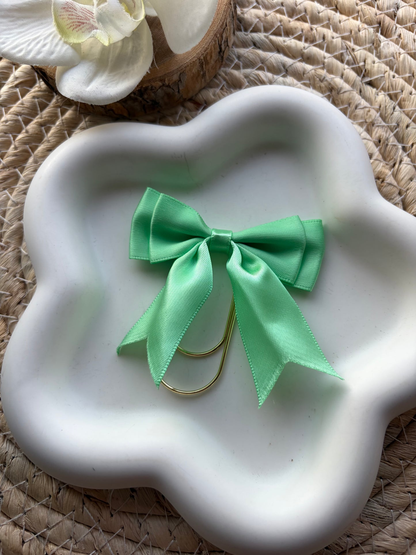 Binder bow groen
