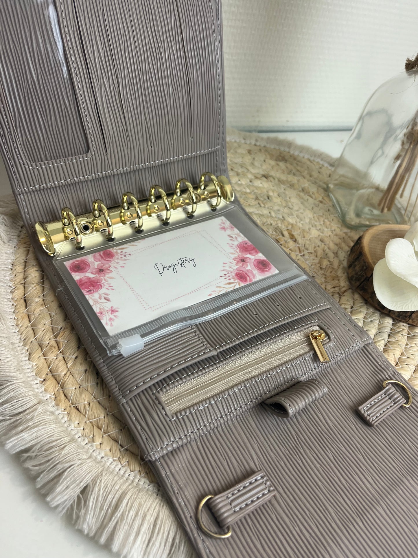 A7 envelop binder taupe