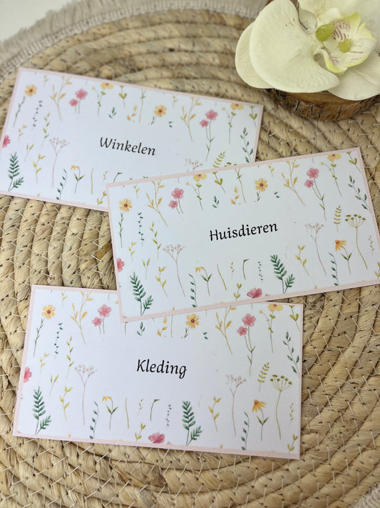 Dashboards bloemen A6