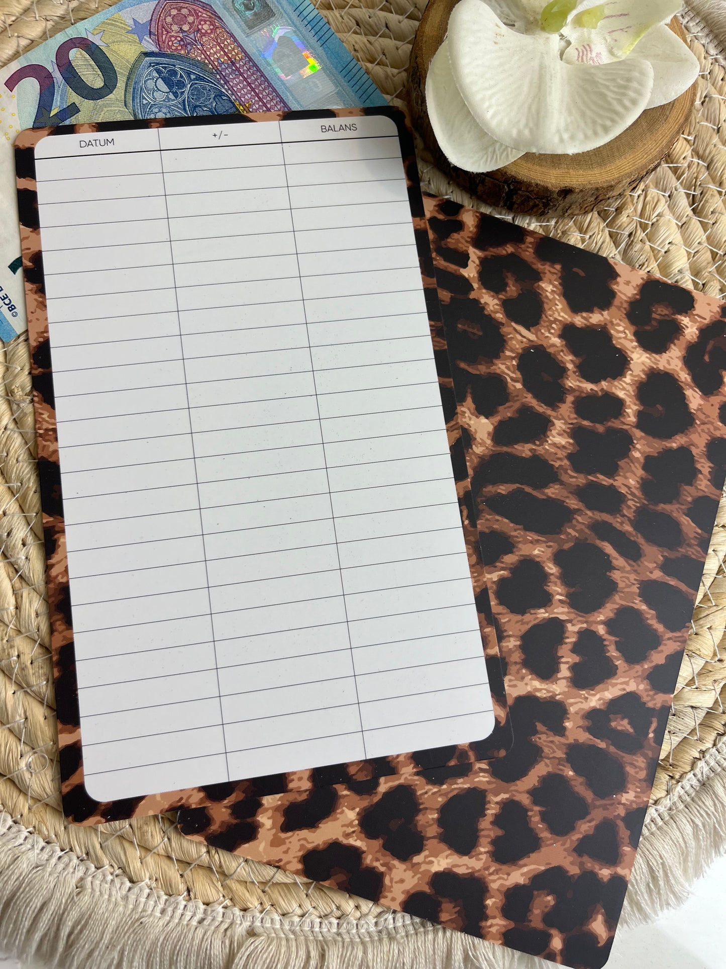 Budget sheet A5 panter