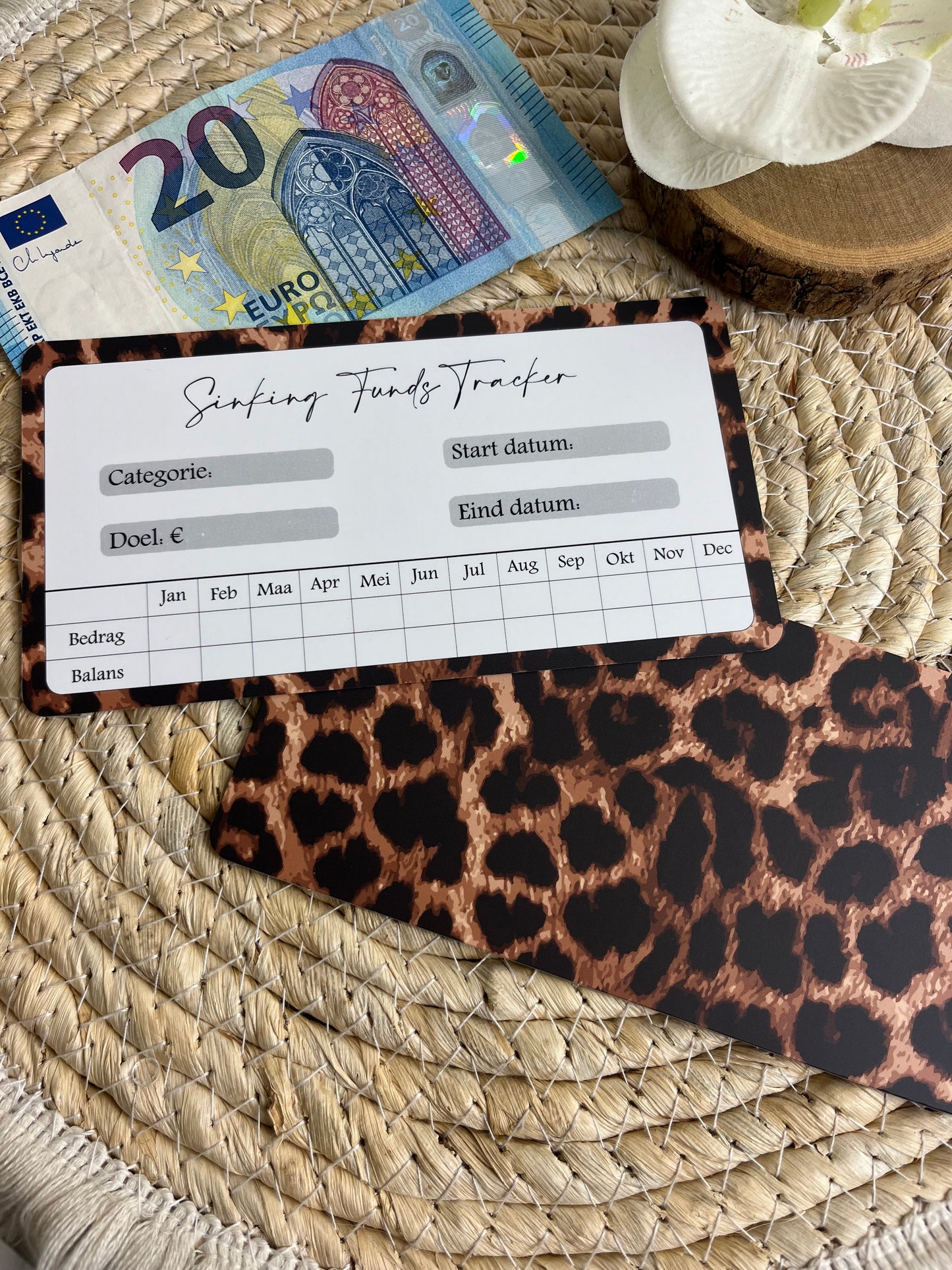 Sinking funds tracker A6 panter