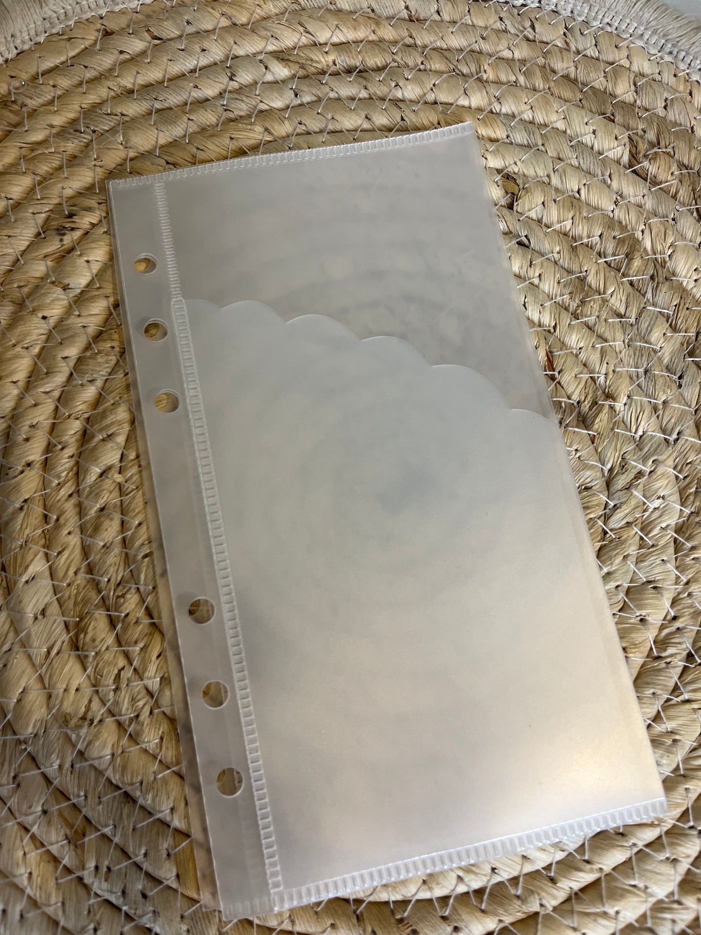 Clear 2 vaks zippers A6