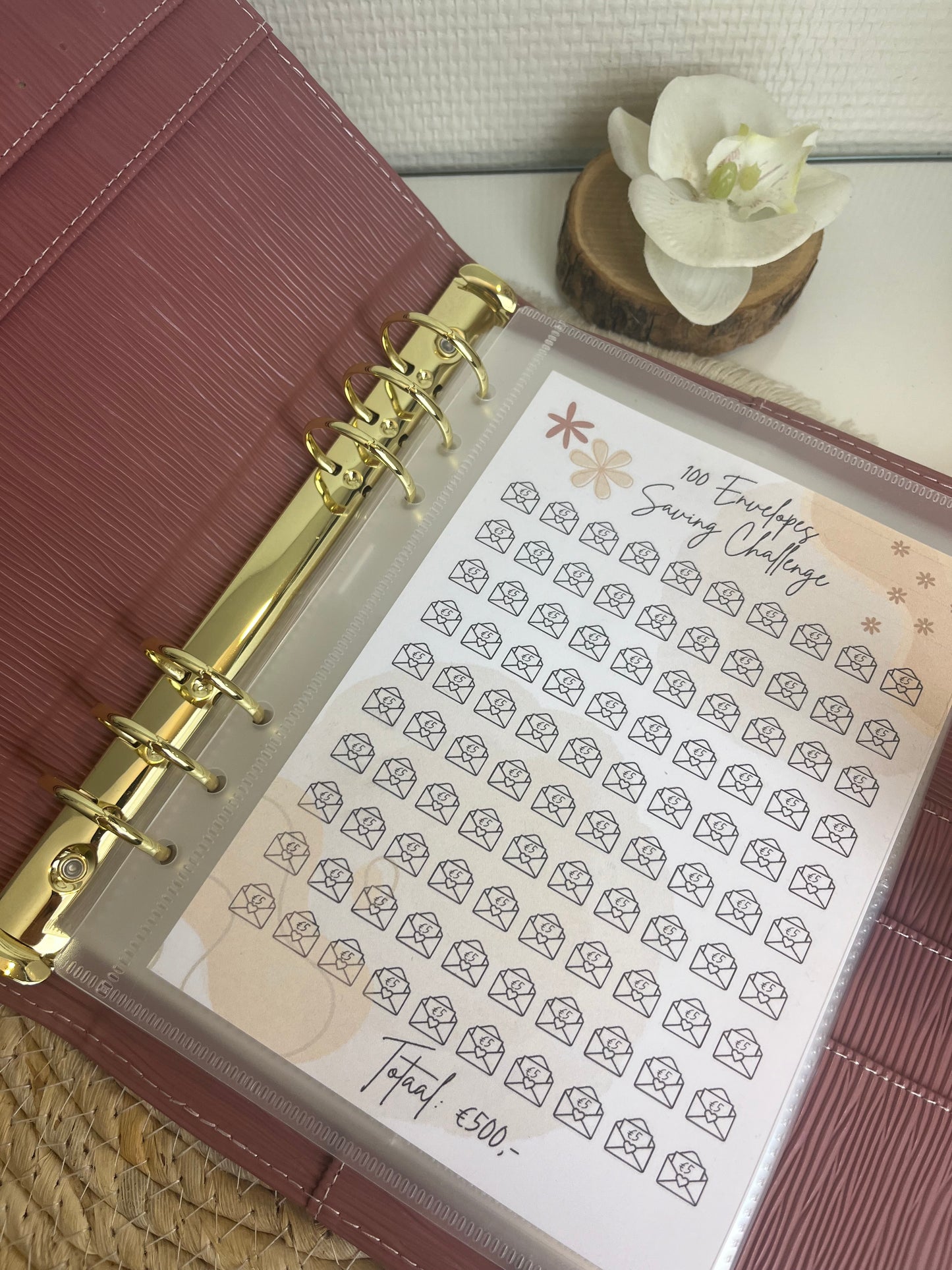 Luxe 100 enveloppe set saffiano