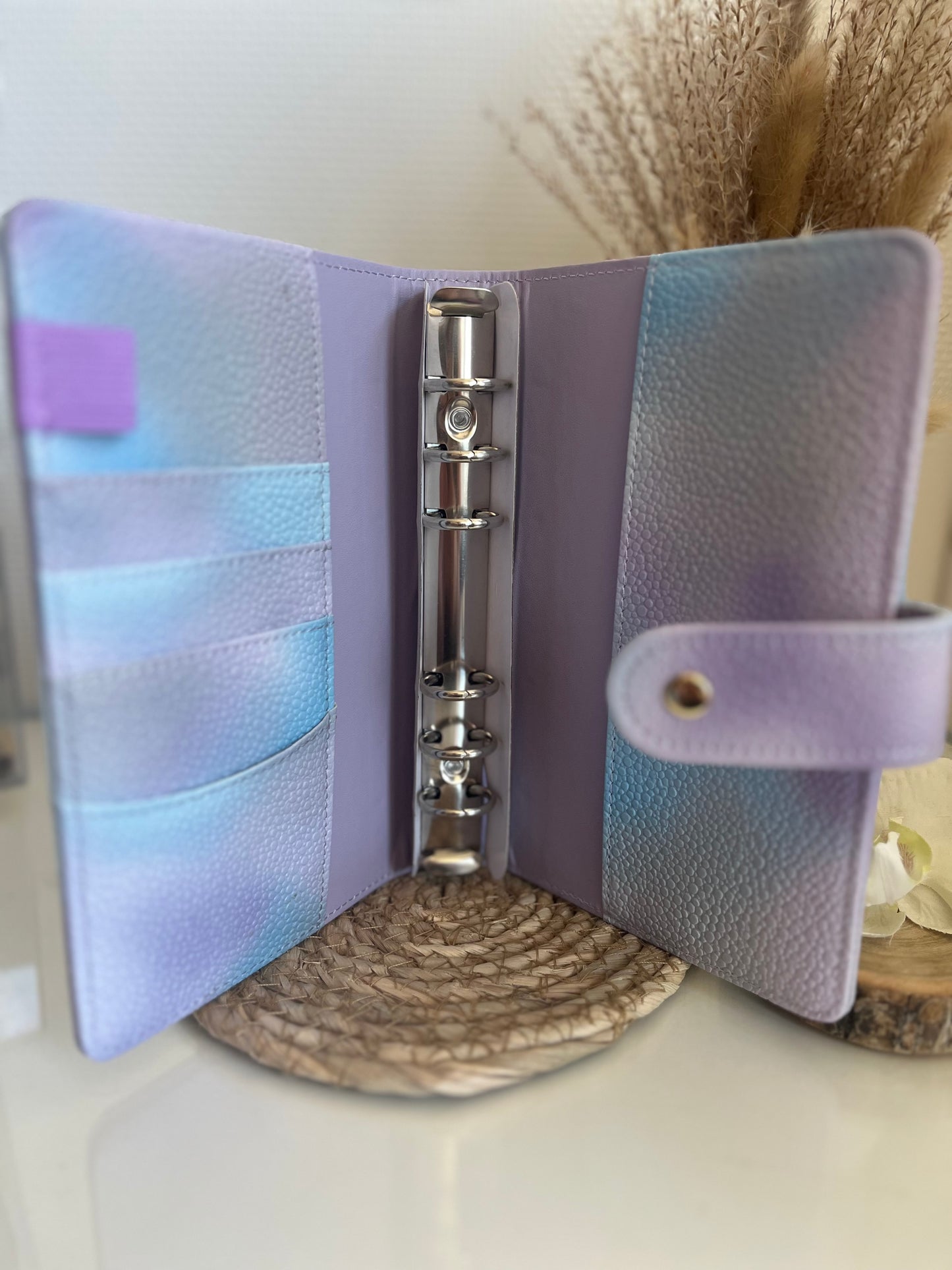 A6 binder multi purple