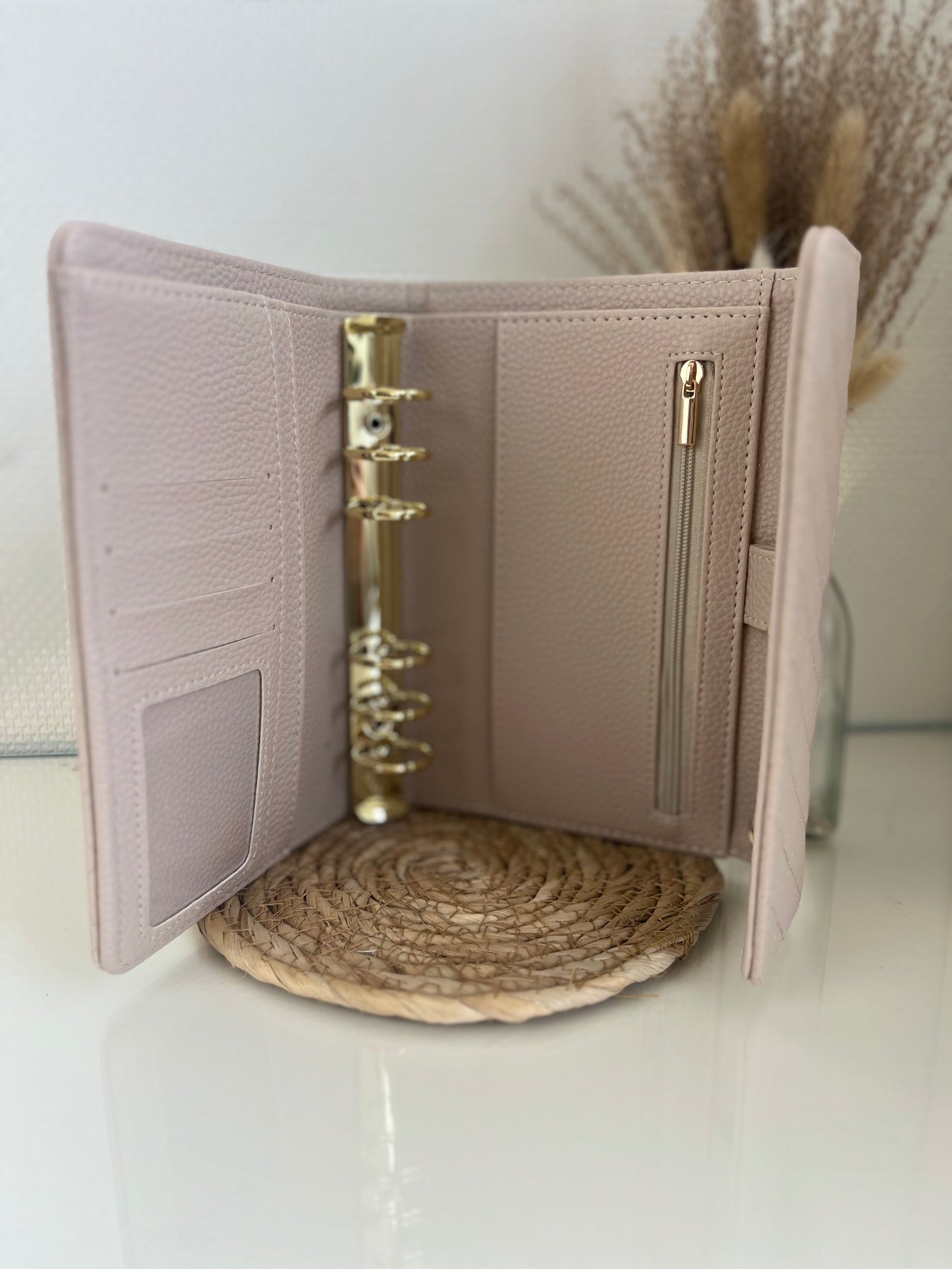 Luxe binder pebble beige