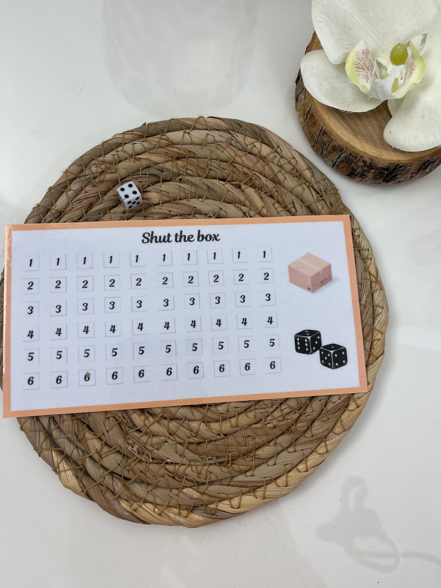 Shut the box challenge