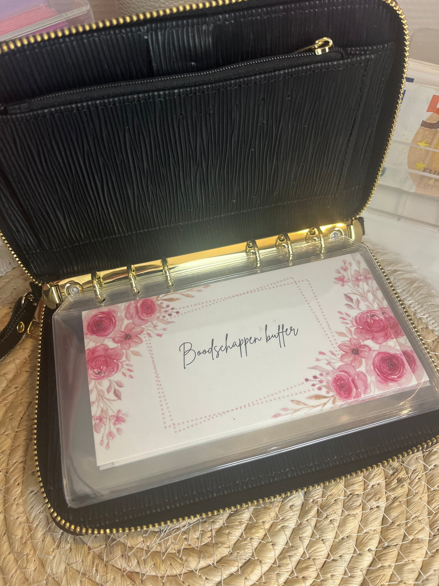 Boodschappen dashboard set flora A6