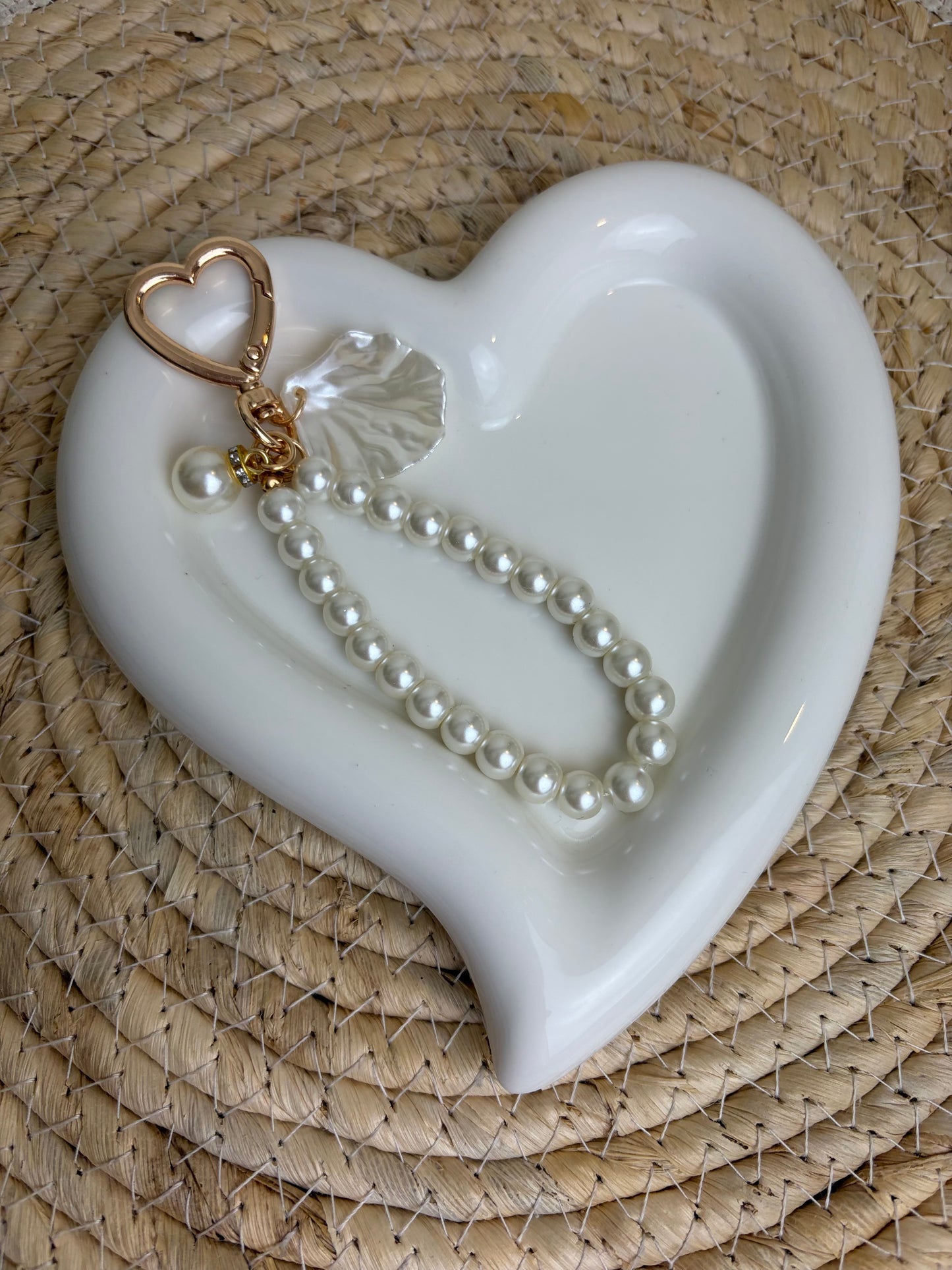 Hanger hart parel en blaadje