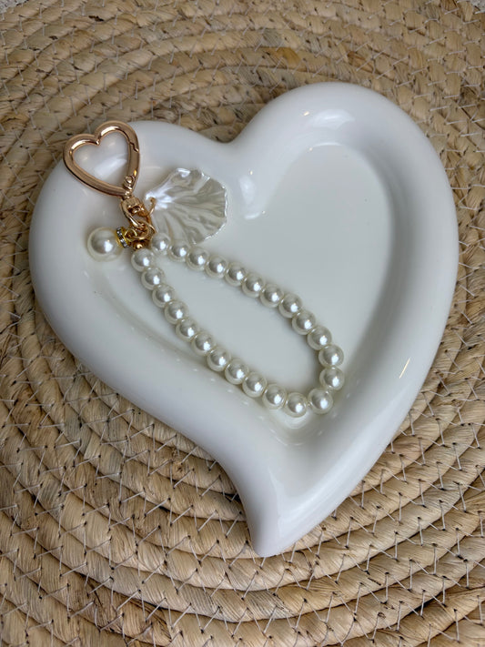 Hanger hart parel en blaadje