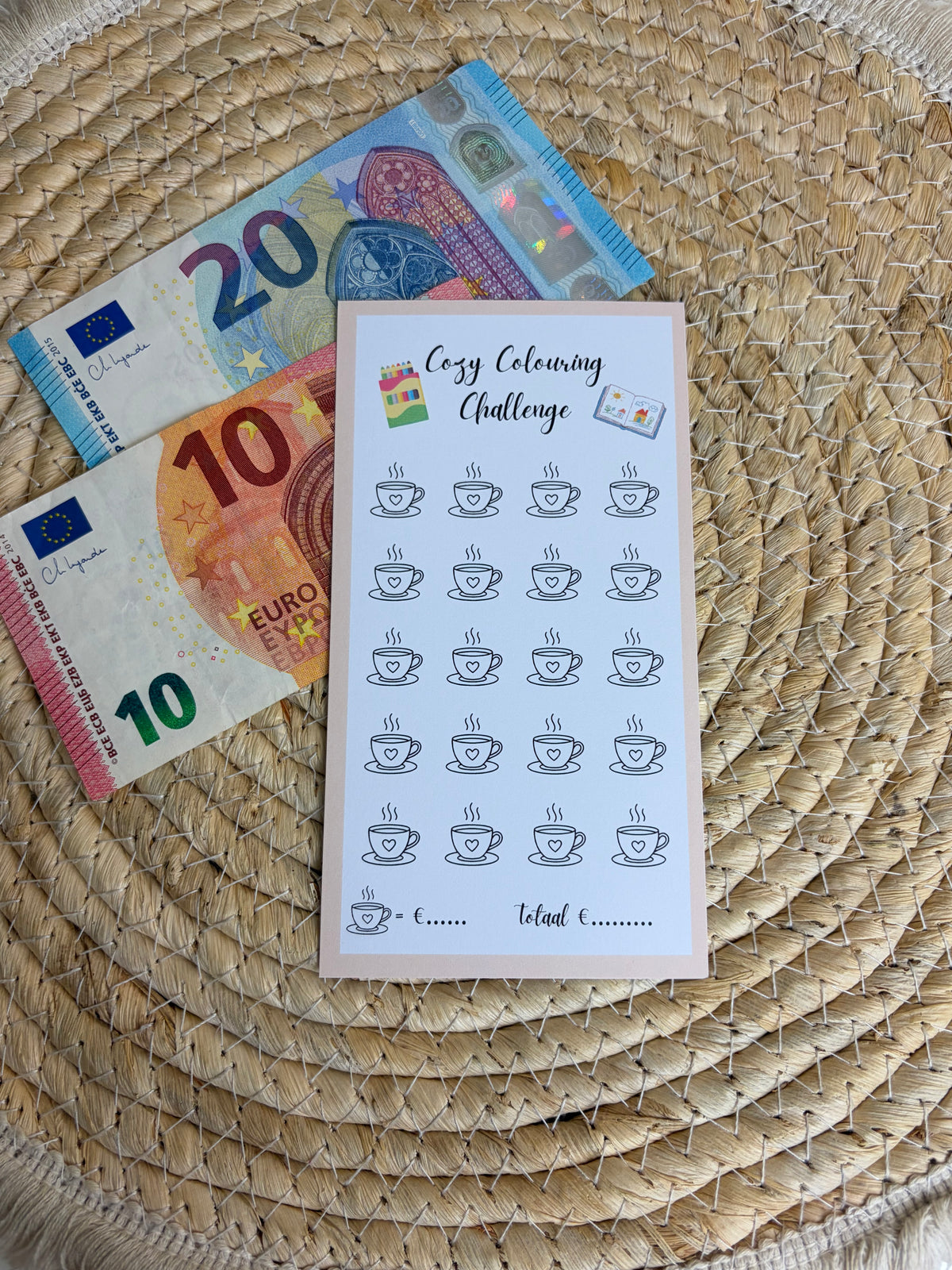 Cozy Colouring challenge A6
