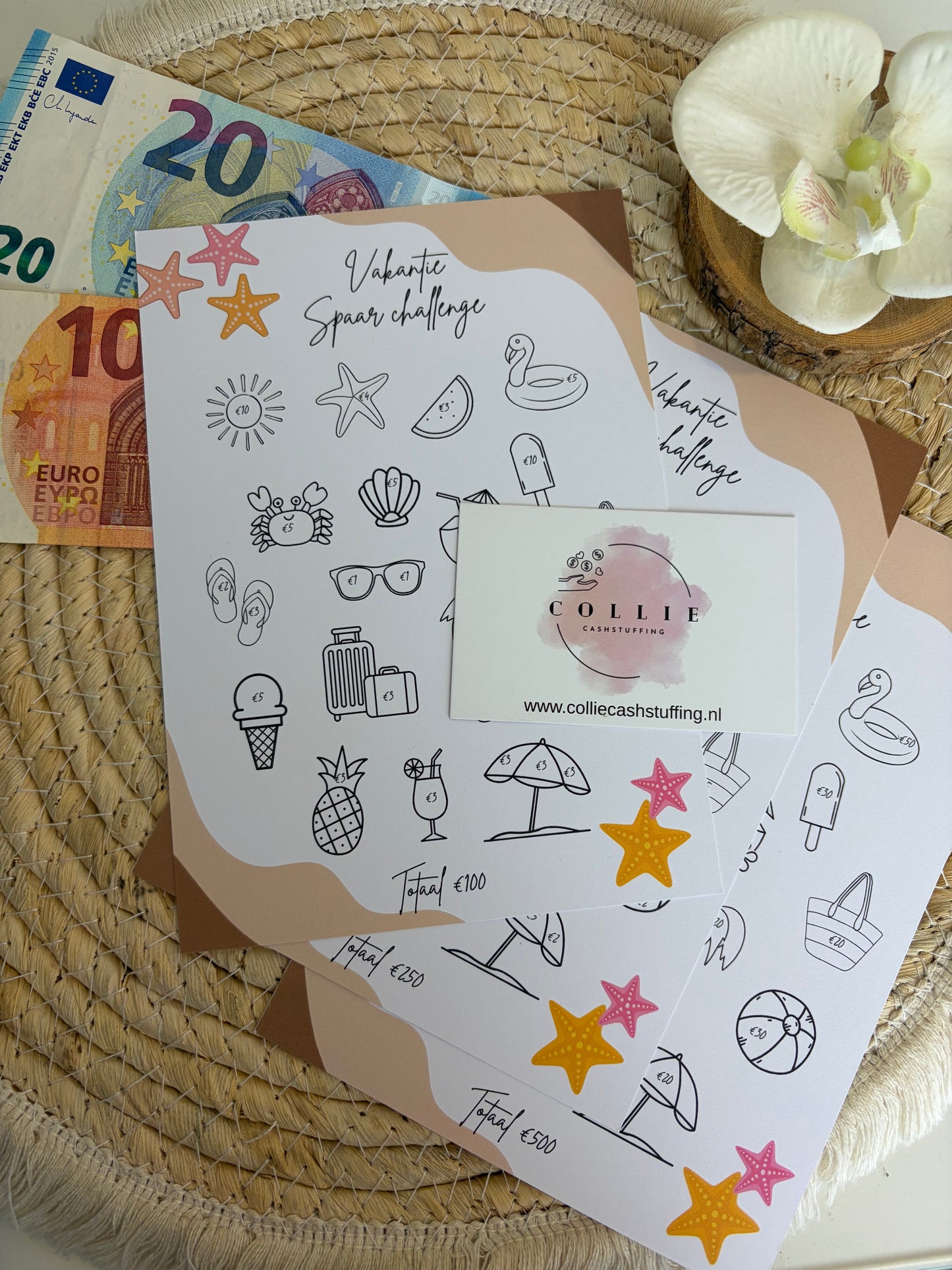 Vakantie challenge A5 afbeeldingen