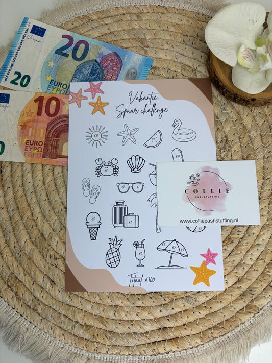 Vakantie challenge A5 afbeeldingen