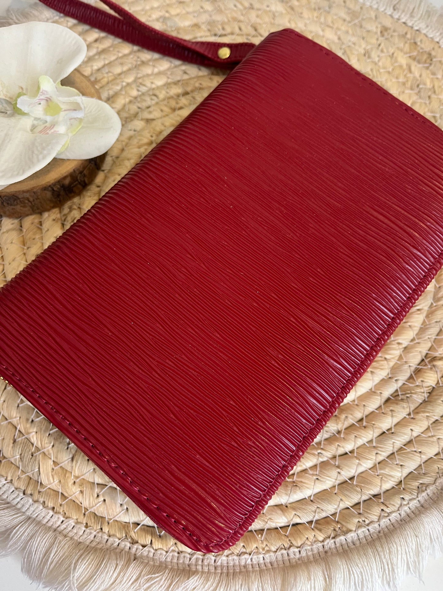 A6 portemonnee binder Bordeaux