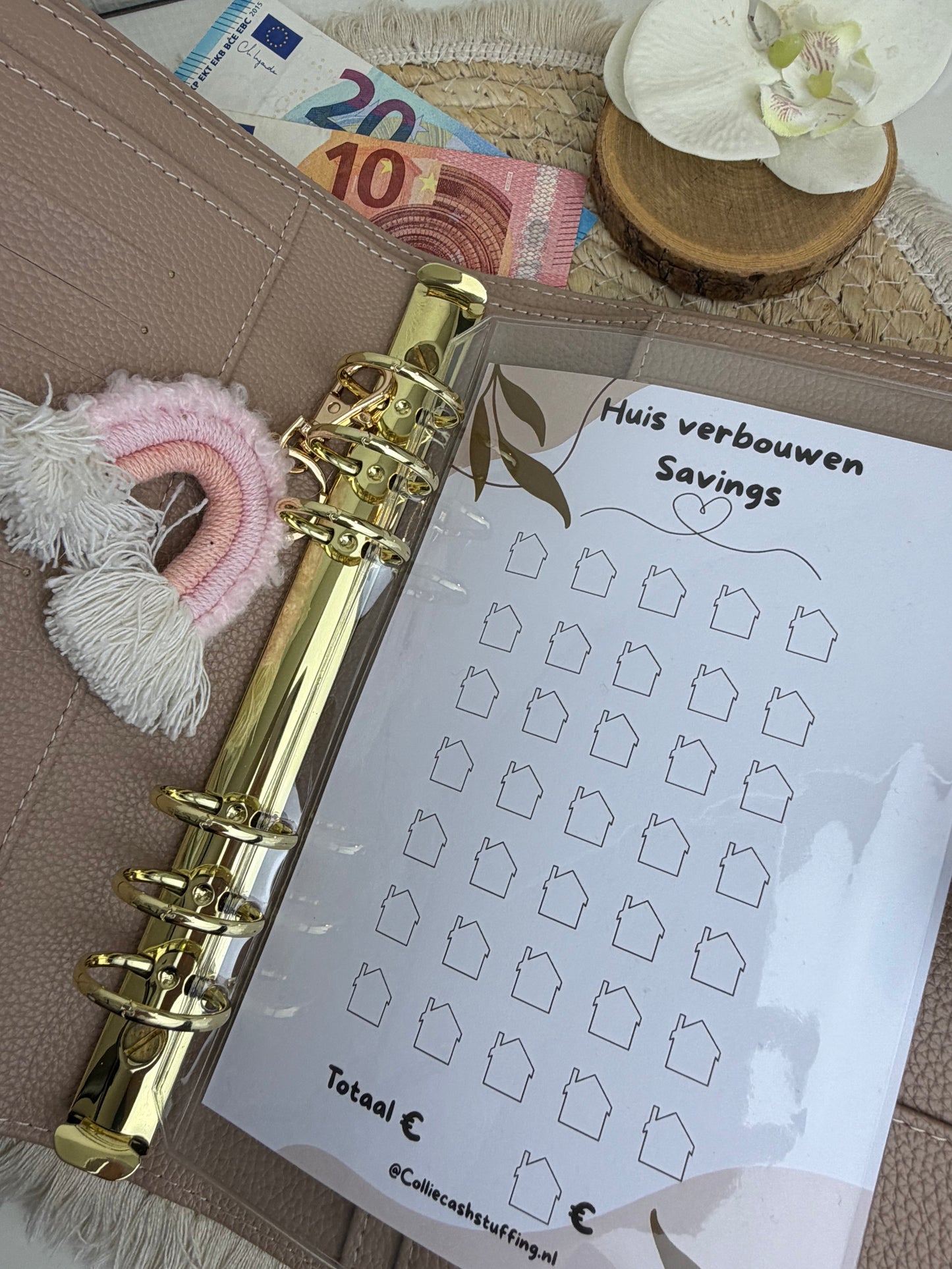 A5 spaarchallenge Huis verbouwen