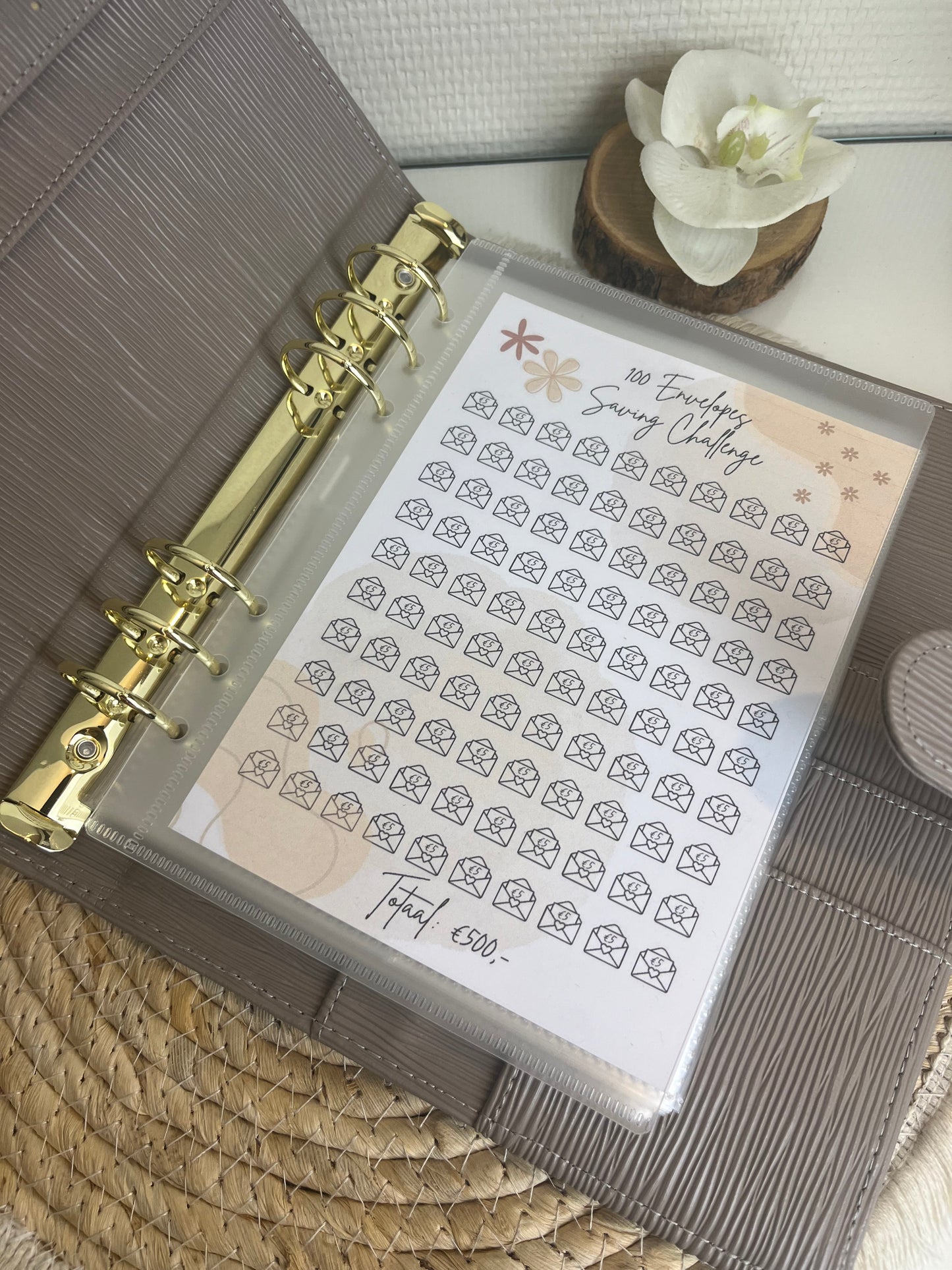 Luxe 100 enveloppe set saffiano