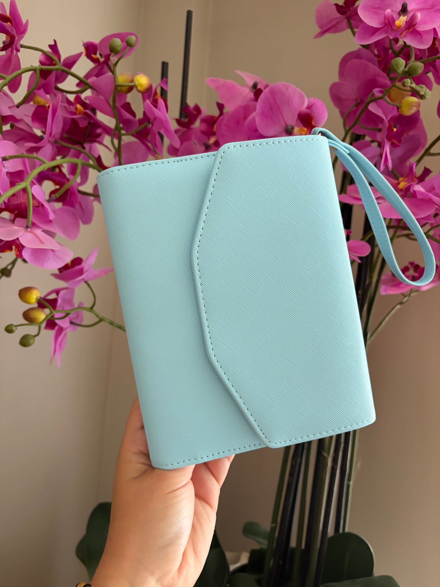 Binder A6 Sunny aqua