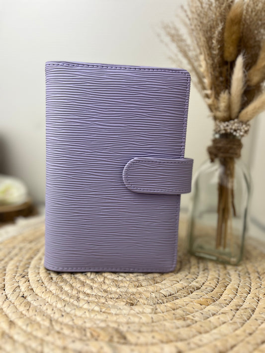 Saffiano binder a6 Lila