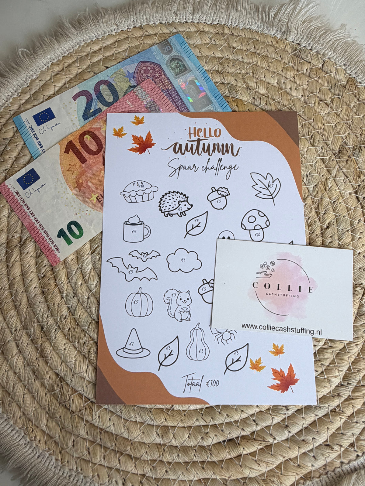 Herfst challenge plaatjes A5