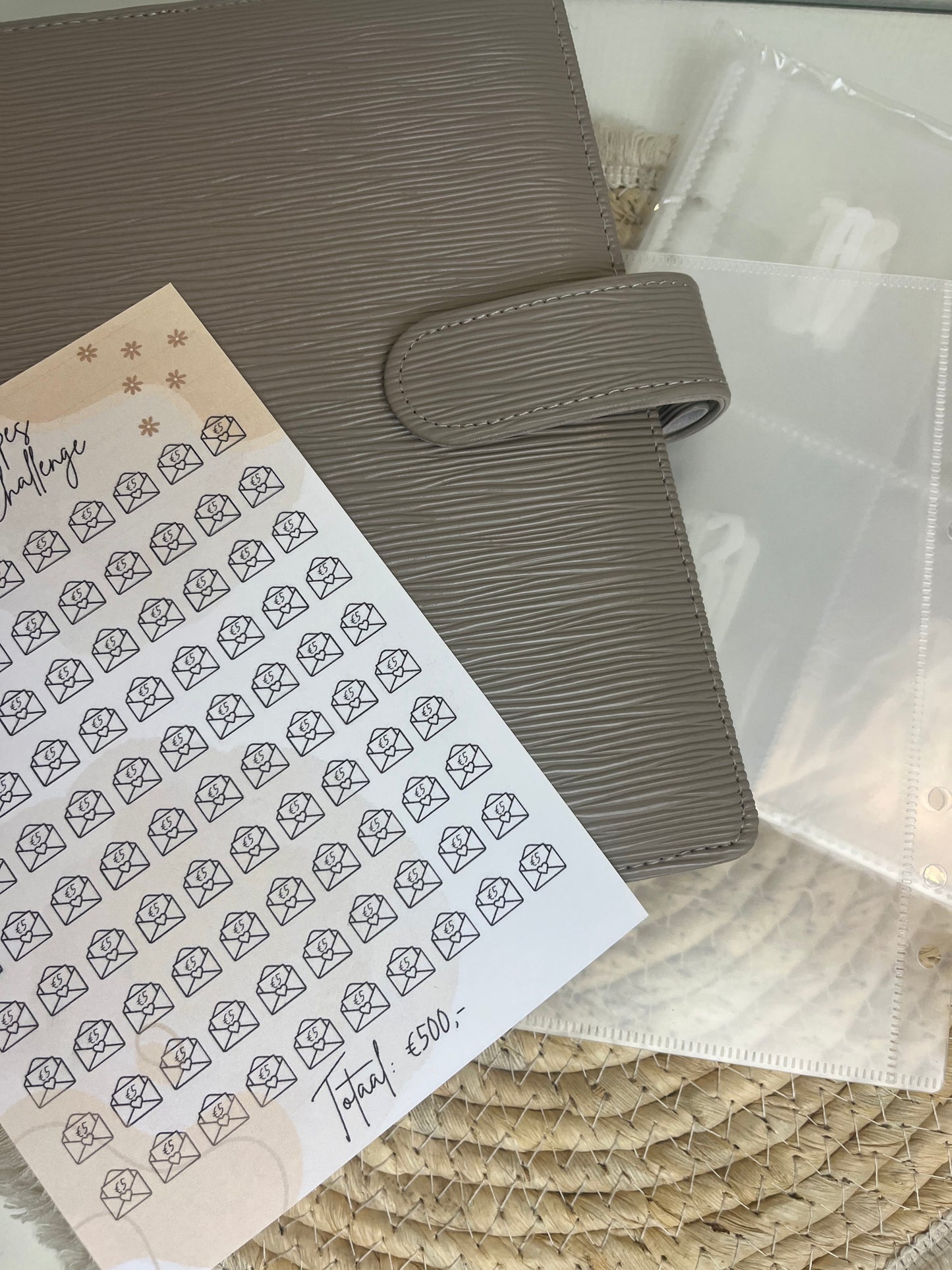 Luxe 100 enveloppe set saffiano