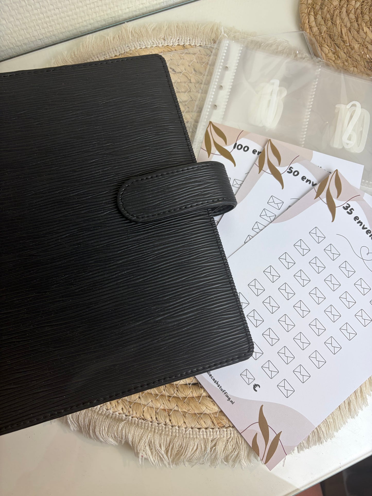 Luxe 100 enveloppe set saffiano