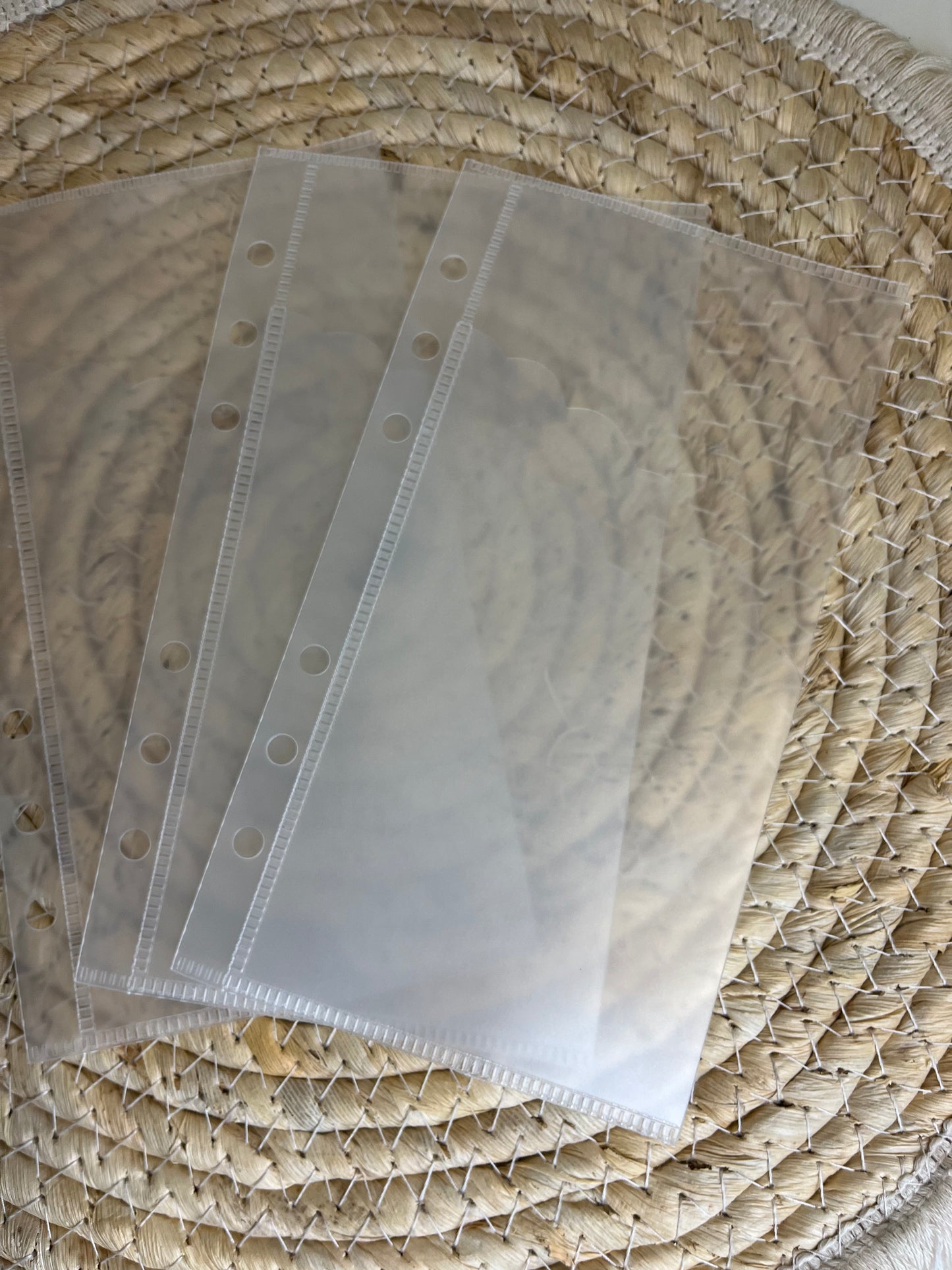 Clear 2 vaks zippers A6