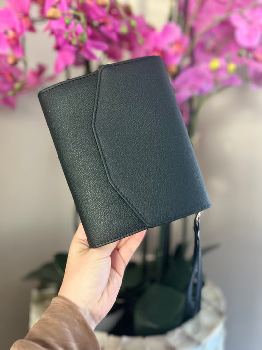 Diva A6 binder zwart / zwarte ringband