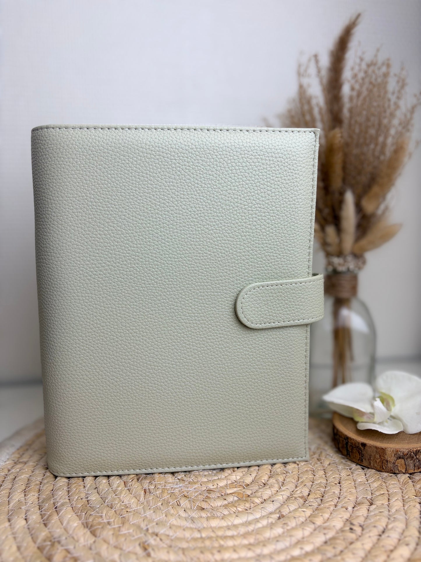 A5 binder dubbele drukknop licht groen