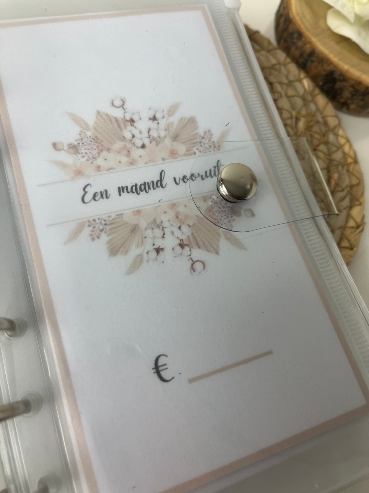 Een maand vooruit spaar binder