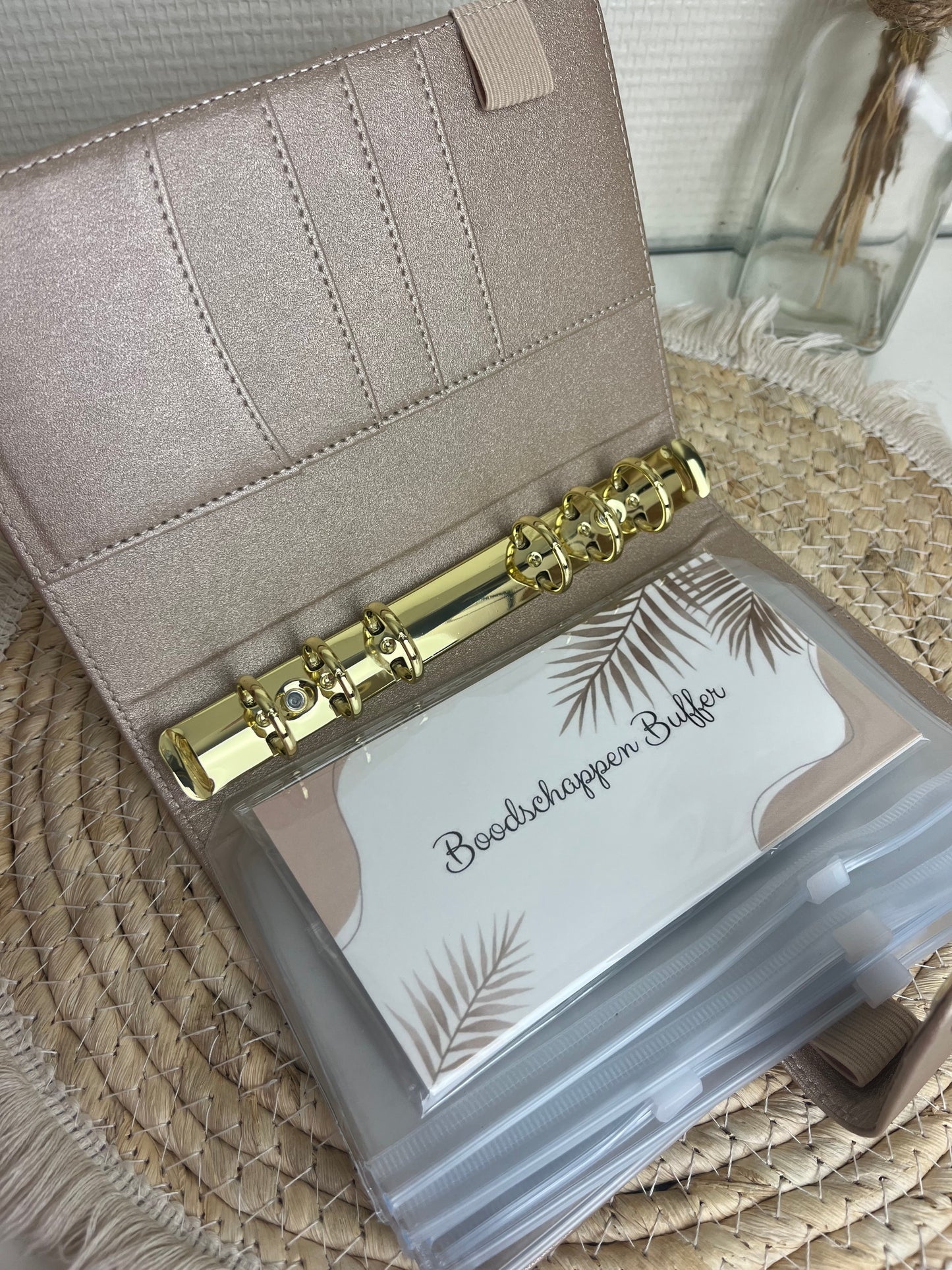 Boodschappen binder metallic A6