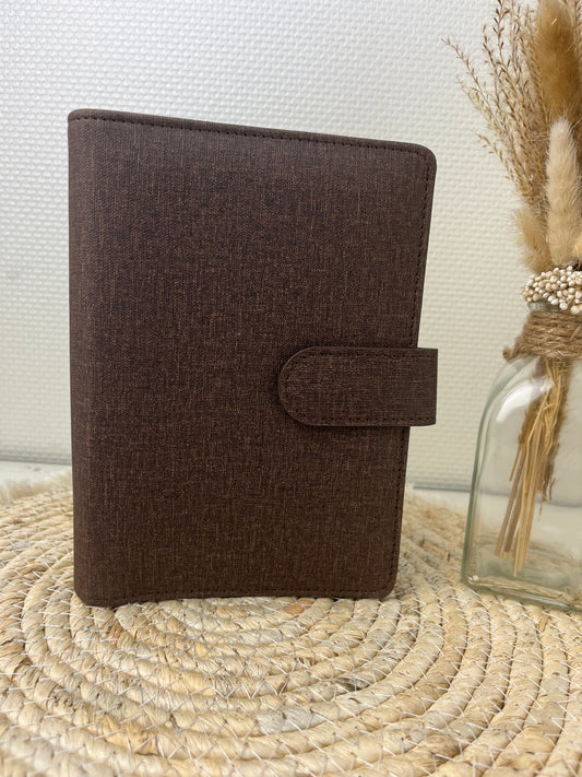 Linnen binder bruin