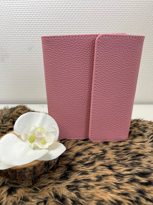 Luxe portemonnee binder a7 roze
