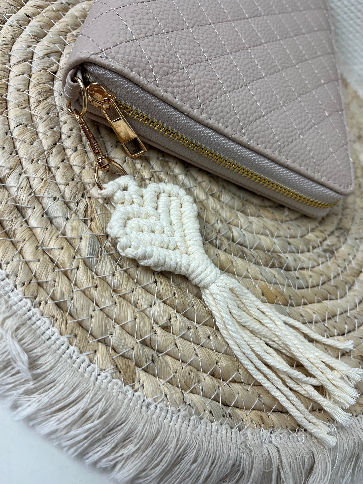 Luxe rits binder a6 beige