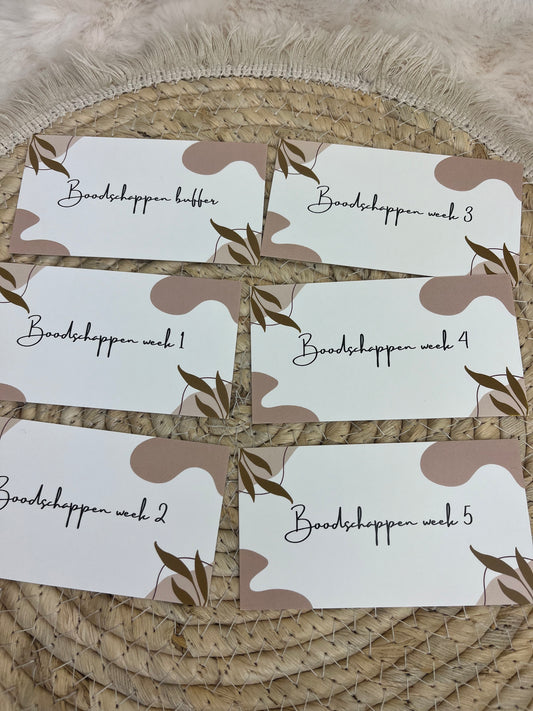 Boodschappen set dashboard japandi A7