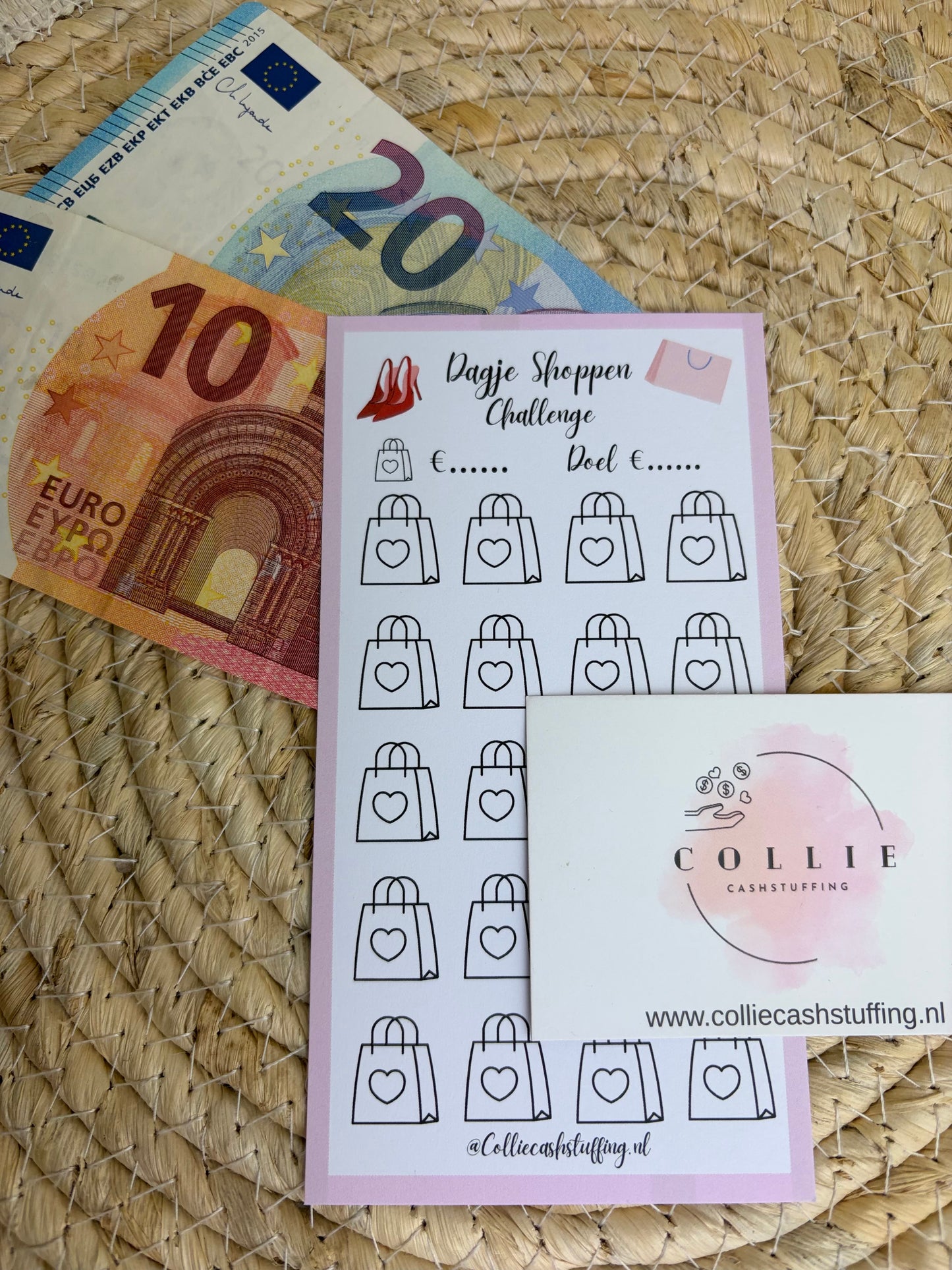 Shopping challenge zelf te bepalen bedrag