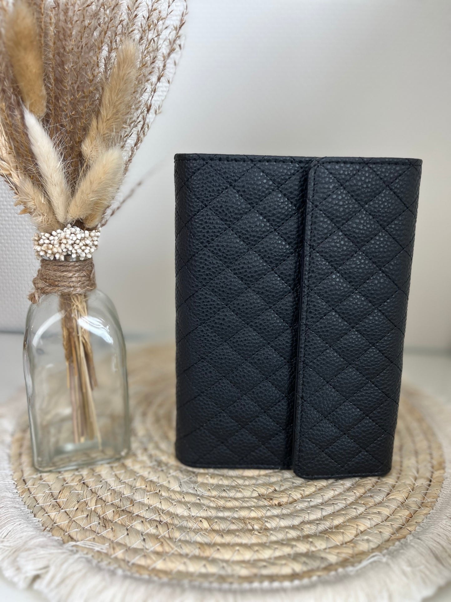 Luxe binder pebble zwart