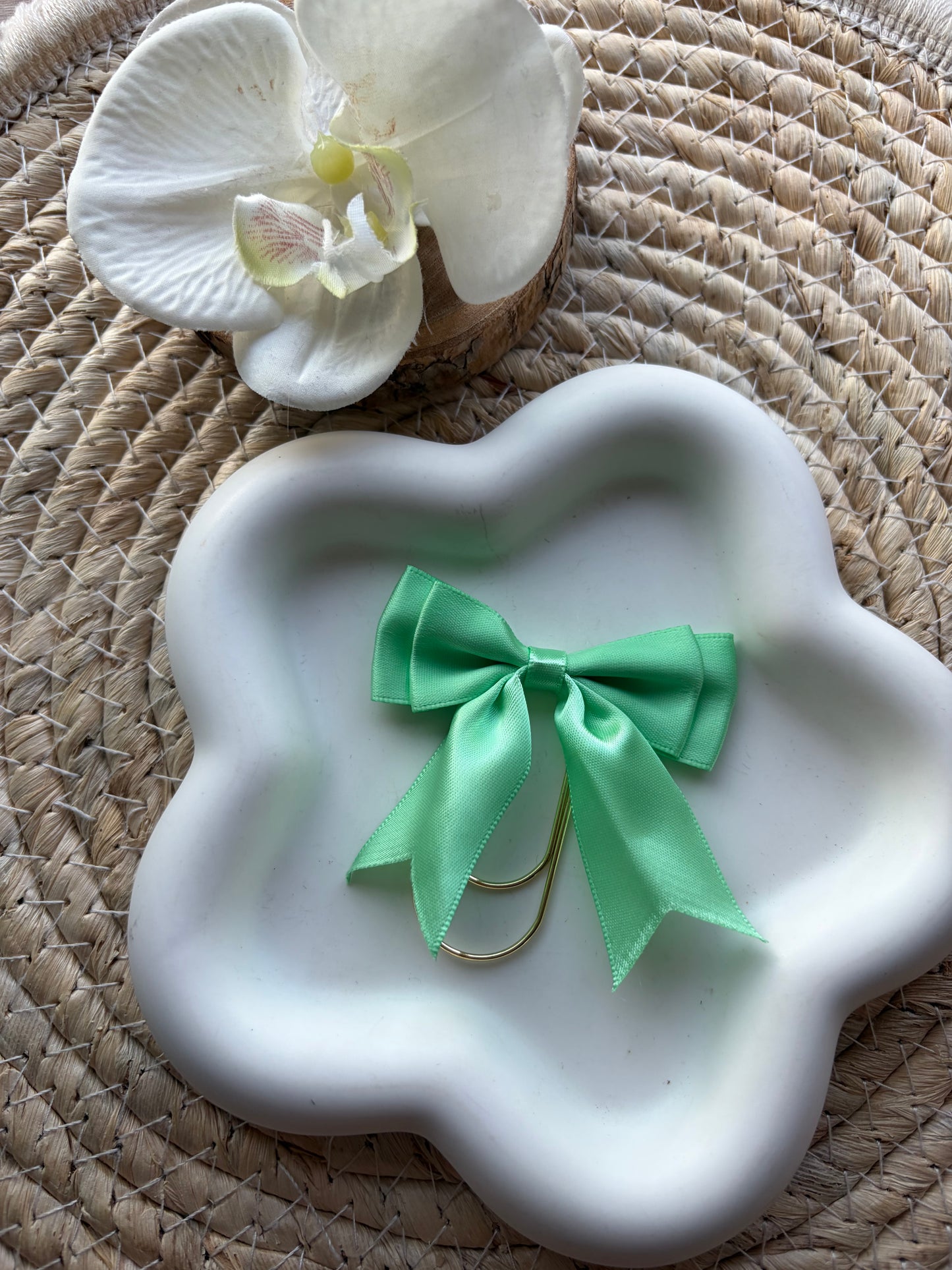 Binder bow groen