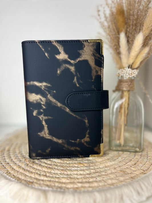 Binder marble zwart A6