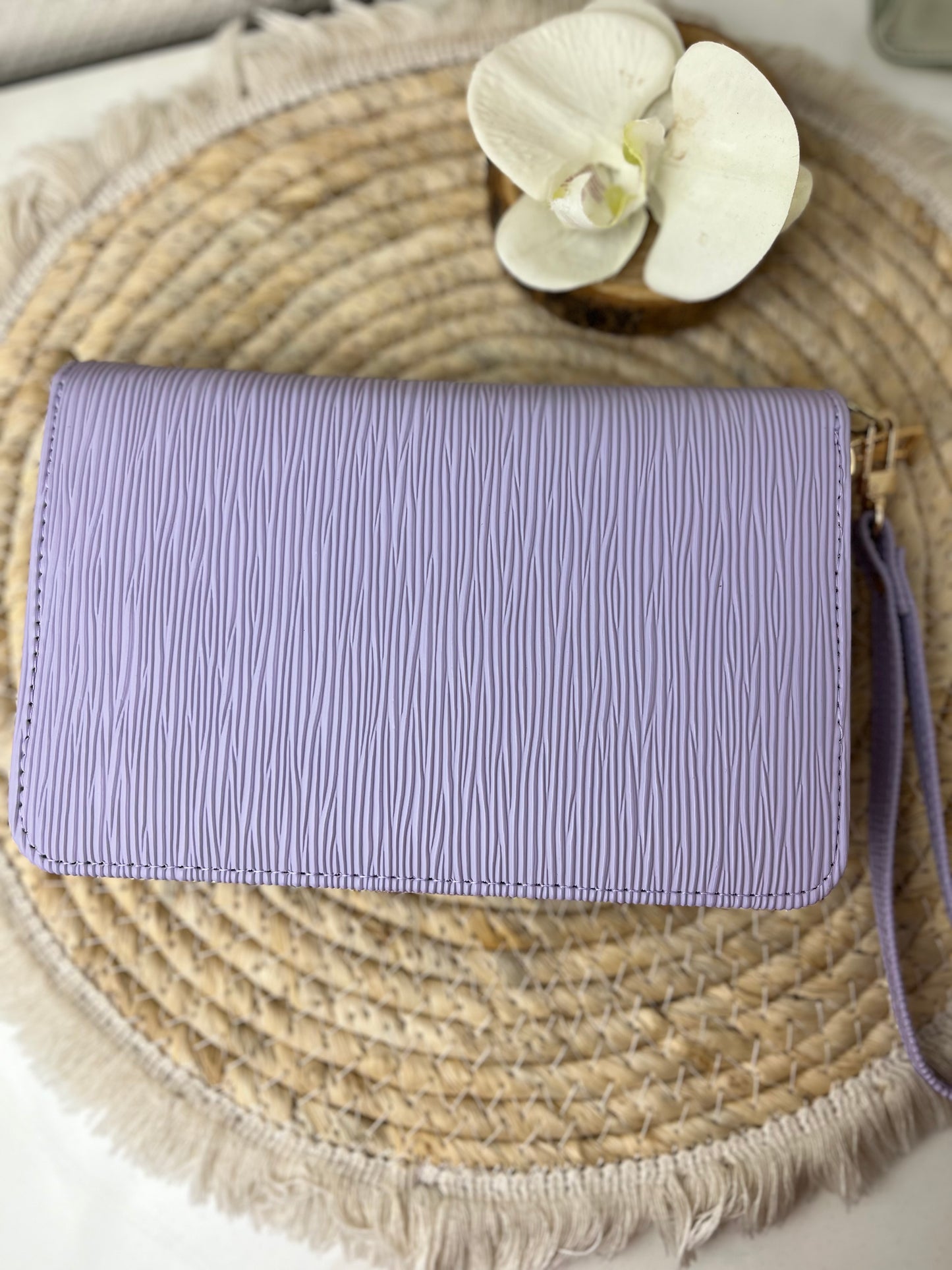 A6 portemonnee binder lila