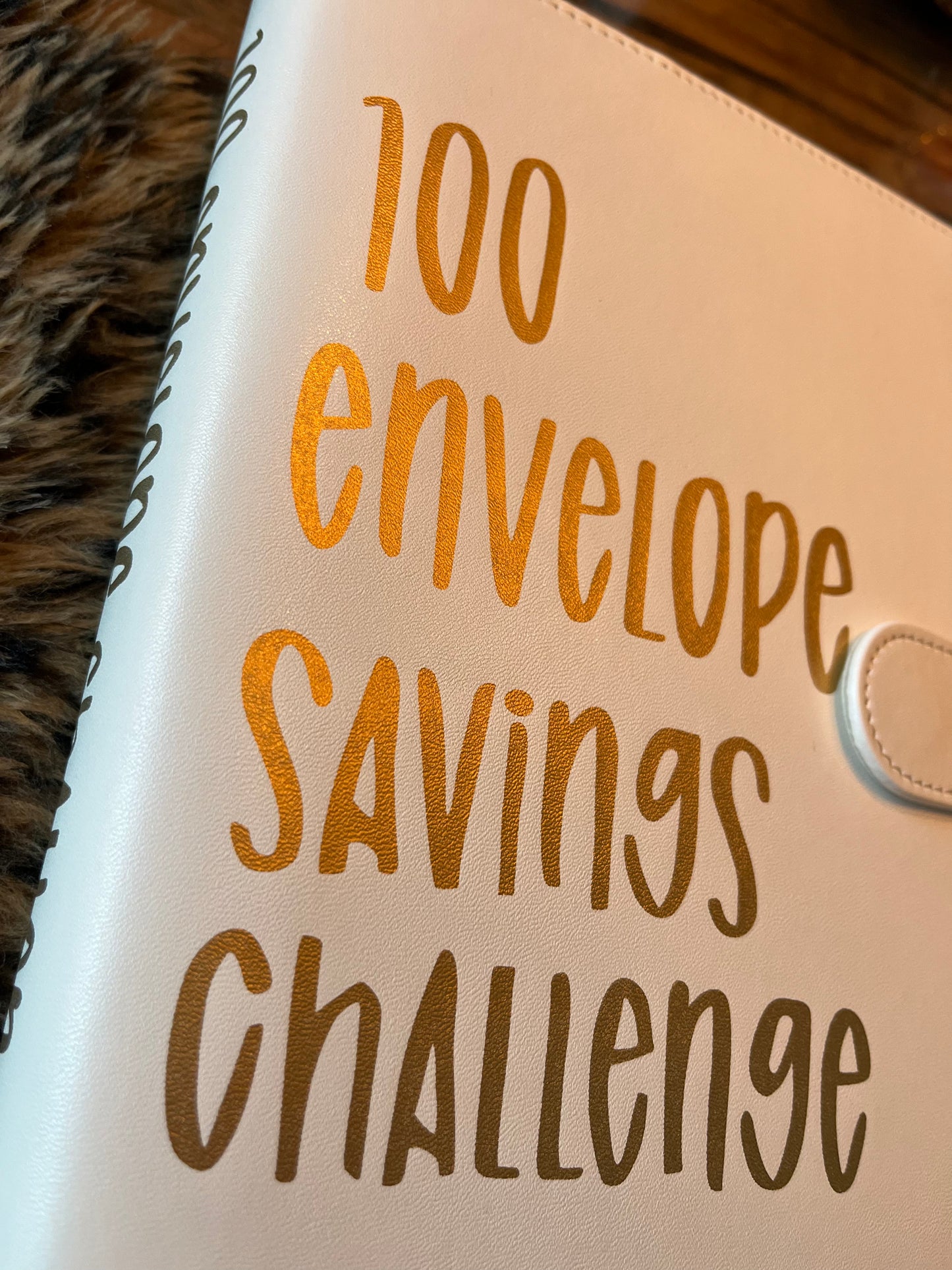 100 enveloppe challenge wit goud